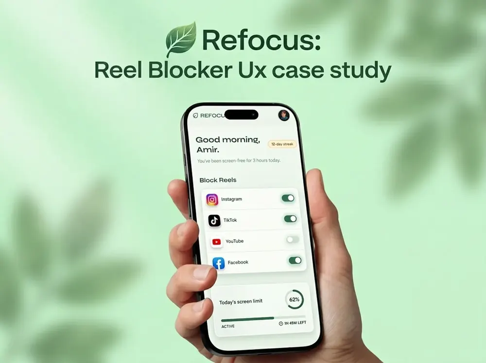 Refocus: Reel Blocker UX case study